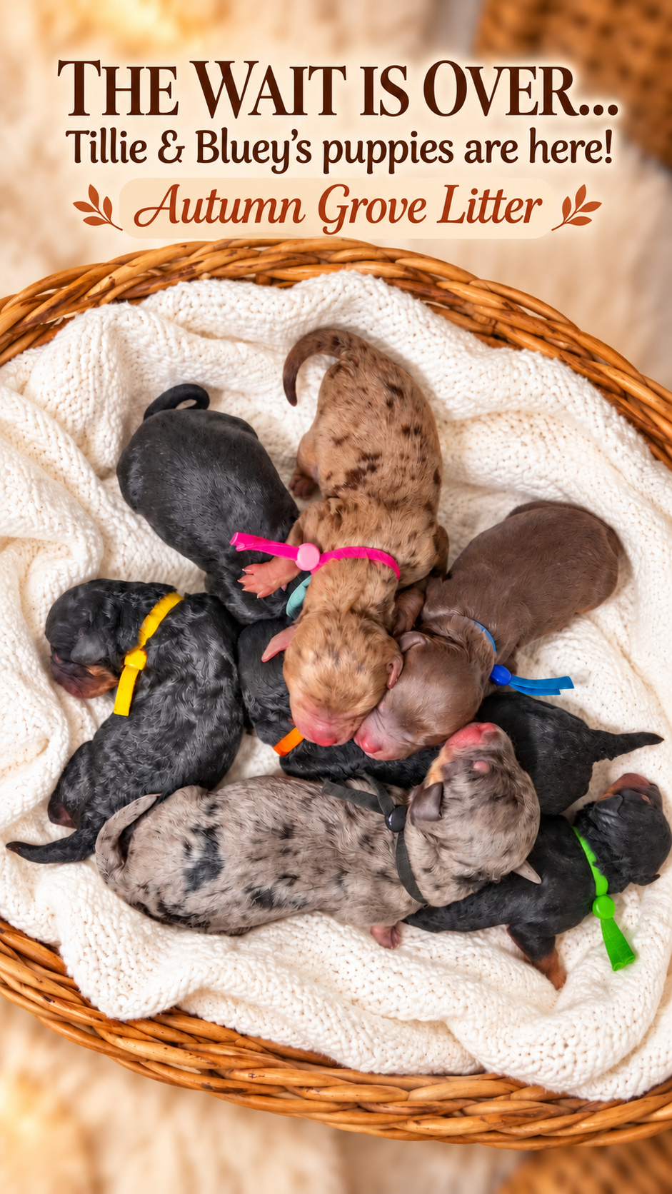 How Reserving a Puppy Works: First Deposit, First Served - Country Lane Doodles blog